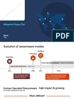 Human Operated Ransomware: Mitigation Project Plan