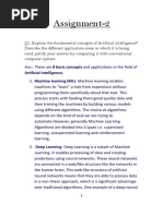 Ojasvi Sharma Btech Cse 1 Sem AI and ML Assignment