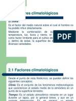 4.- Factores abióticos (Clima y suelo)