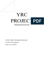 Yrc Project Presented by