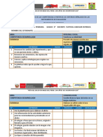 Analisis Del Progreso de Las Competencias