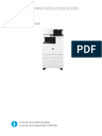 Lje72500mfpHP LaserJet MFP E72525, E72530, E72535 SM