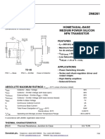 Hometaxial-Base Medium Power Silicon NPN Transistor: Features