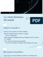 La Visión Dionisíaca Del Mundo