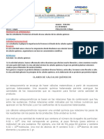 Guía de cálculos químicos: reacciones y cálculos mol-mol