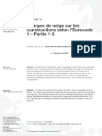 Charges de Neige Sur Les Constructions Selon LEurocode 1 – Partie 1-3 (1)