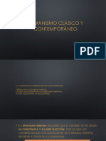 Humanismo Clásico Y Contemporáneo: M E J P