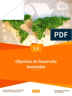1.4 Objetivos de Desarrollo Sostenible