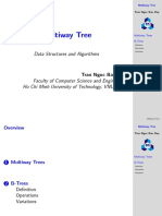 Multiway Tree: Data Structures and Algorithms