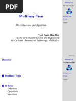 Multiway Tree: Data Structures and Algorithms