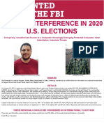 Iranian Interference in 2020 US Elections