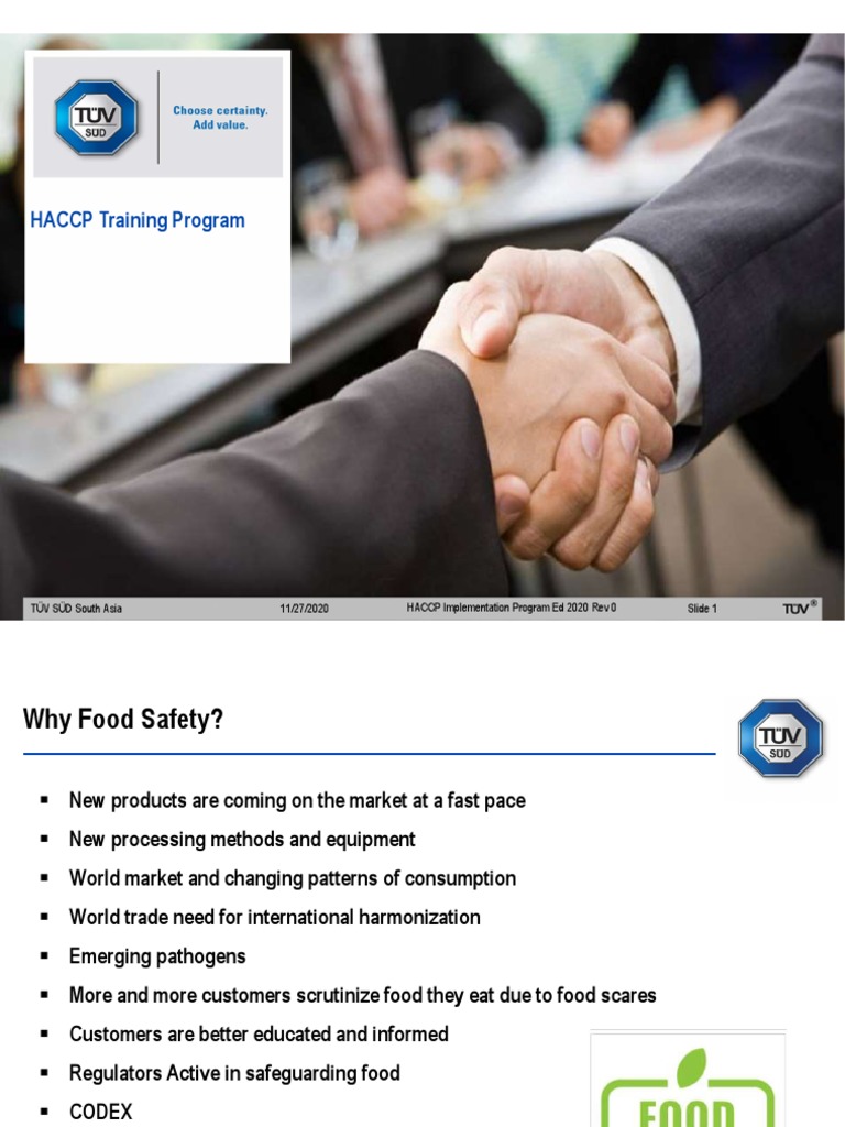 2020 11 27 HACCP Presentation | PDF | Hazard Analysis And Critical ...