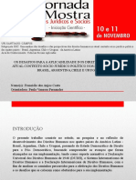 Os desafios para a aplicabilidade dos direitos humanos no atual contexto sócio jurídico-político nos seguintes países: Brasil, Argentina, Chile e Uruguai