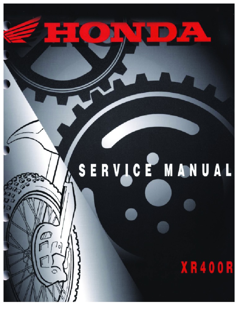 Honda XR 400R Service Manual | PDF