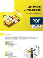 Diploma in UI/UX Design: (It's Live & Advanced !!)