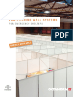 Partitioning Wall Systems: For Emergency Shelters