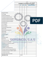 Formato Lista Verificacion Hoja de Vida