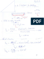 Calcul de  platelage renforcé