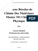 Examens Rsolusde Chimiedes Matriaux Tayssir Hamieh