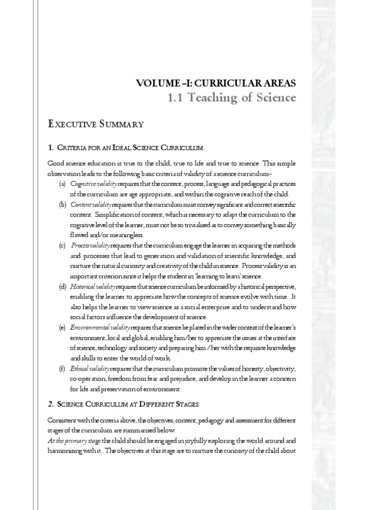 Executive Summary SCIENCE | PDF | Social Sciences | Science