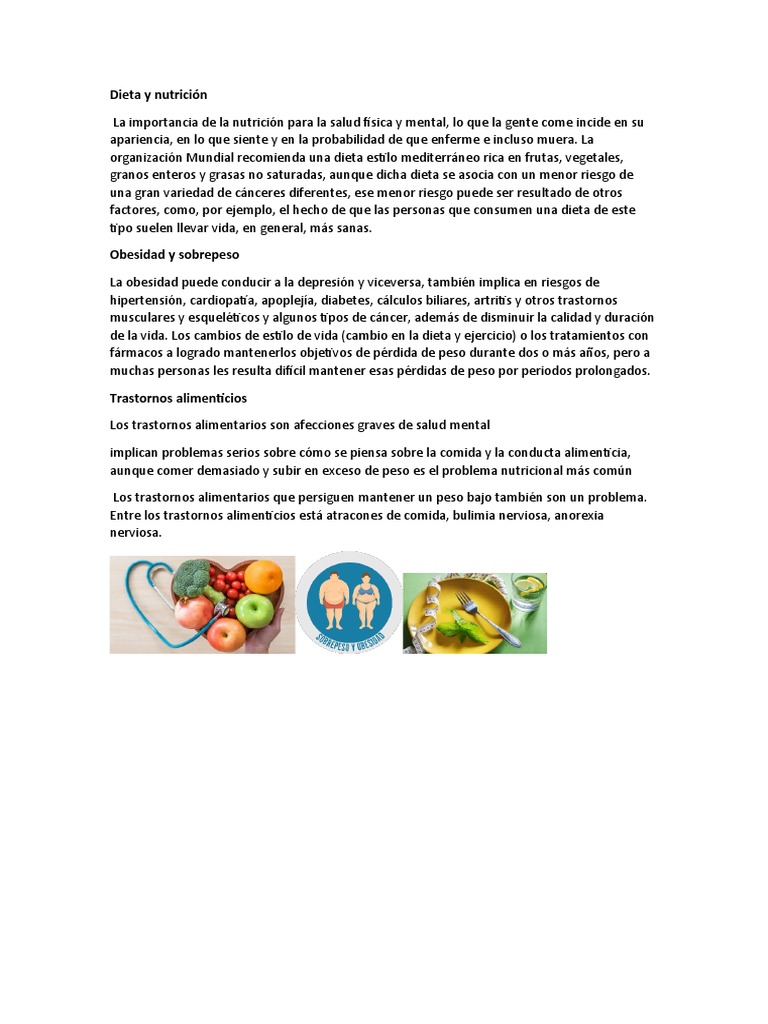 Dieta y Nutrición | PDF | Estilo de vida