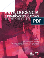 LIVRO PRONTO Arte, Docência e Práticas Educativas Experiências e Contextos