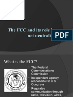 The FCC and Its Role in Net Neutrality