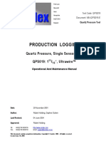 Production Logging: Quartz Pressure, Single Sensor Tool QPS019: 1