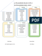 Jadwal Pelajaran Kelas X Ips 2