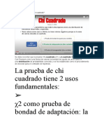 Qué Es La Distribución Chi Cuadrada