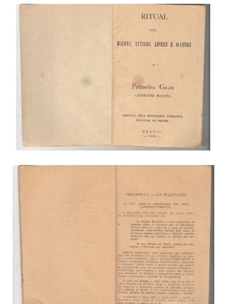 Qdoc - Tips Ritual Aprendiz Glesp 1964 Reaa | PDF