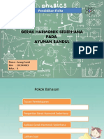 Gerak Harmonik Sederhana Pada Ayunan Bandul Sederhana