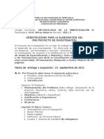 Orientac. Elaborar El Anteproyecto Met. Ii 2021-3