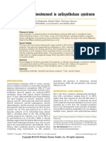 Pulmonary Involvement in Antisynthetase Syndrome 2019