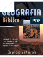 Geografia Bíblica -Claudionor de Andrade