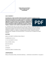 Casos concretos AV1 -  Internacional