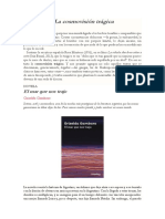 La Cosmovisión Trágica. El Mar Que Nos Trajo