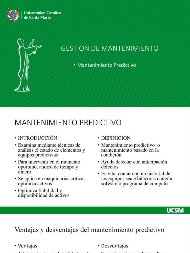 Mantenimiento Predictivo 2021 Pdf Ingeniería De Confiabilidad