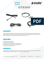 GTS300 Pt100 - Pt1000 Temperature Sensor