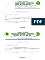 Certificate of Appearance Monitoring