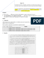 Taller Nº2 de Logica Simbolica