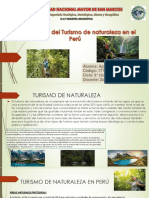 Aplicaciones Del Turismo de Naturaleza en El Perú