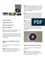 76 Hexagon Granny Blocks Stitch of The Week PDF