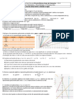 Funções lineares e afins - 8o ano