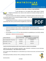 Comunicado de Rematricula 2022