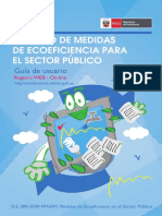 Registro de Medidas de Ecoeficiencia Para El Sector Público
