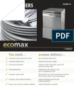 Ecomax Front Loading Dishwashers