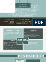 SKOR WELLS, D-DIMER DAN VDUS DIAGNOSIS DVT