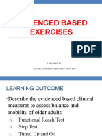 Evidenced Based Exercises