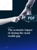 The Economic Impact of Closing The Racial Wealth Gap: Public Sector Practice